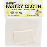 Regency 20 In. x 24 In. Pastry Cloth & 15 In. Cotton Rolling Pin Cover Set 4444