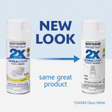 Rust-Oleum Painter's Touch 2X Ultra Cover 12 Oz. Gloss Paint + Primer Spray Paint, White