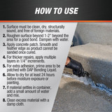 Dap Bondex 1 Qt. Pre Mixed Gray Concrete Patch 7079834611 270385