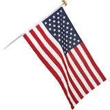 Valley Forge 3 Ft. x 5 Ft. Polycotton American Flag & 6 Ft. Pole Kit AA-US1-1 805718