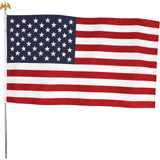 Valley Forge 3 Ft. x 5 Ft. Polycotton American Flag & 6 Ft. Pole Kit AA-US1-1 805718