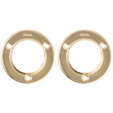 National Hardware 1-3-8 In. Satin Brass Steel Closet Rod Socket (2-Pack) N191-551 242136