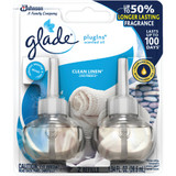 Glade PlugIns Clean Linen Scented Oil Air Freshener Refill (2-Count) 14384