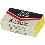 Best Look Single Edge Razor Blades (5-Pack) SEB100-5-DIB Pack of 100 774936