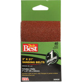 Do it Best 3 In. x 21 In. 50 Grit Heavy-Duty Sanding Belt (2-Pack) 380601GA