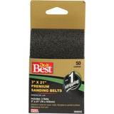 Do it Best 3 In. x 21 In. 80 Grit Heavy-Duty Premium Sanding Belt (2-Pack)