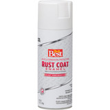 Do it Best Rust Coat Satin White 12 Oz. Anti-Rust Spray Paint 203539D