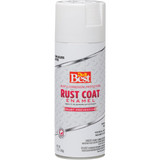 Do it Best Rust Coat Gloss Semi-Gloss White 12 Oz. Anti-Rust Spray Paint 203547D