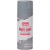 Do it Best Rust Coat Gloss Medium Gray 12 Oz. Anti-Rust Spray Paint
