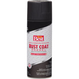 Do it Best Rust Coat Satin Black 12 Oz. Anti-Rust Spray Paint