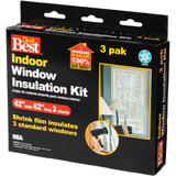 Do it Best 42 In. x 62 In. Indoor Shrink Film Window Kit, (3-Pack) V73-3HDB 270833