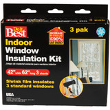 Do it Best 42 In. x 62 In. Indoor Shrink Film Window Kit (3-Pack) V73-3HDB 270833