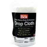 Do it Best Embossed Plastic 9 Ft. x 12 Ft. 3 mil Drop Cloth P311RDBEM