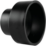 Charlotte Pipe 4 In. x 2 In. Hub x Hub Reducing ABS Coupling ABS 00102  1200HA