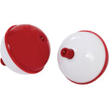 SouthBend 2 In. Red & White Push-Button Fishing Bobber Float (2-Pack) F12