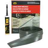 M-D 3-1/2 In. x 20 Ft. Gray Vinyl Threshold Garage Door Seal Kit 50101