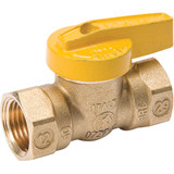 ProLine 3/8 In. FIP x 3/8 In. FIP Forged Brass Gas Ball Valve, 1-Piece Body