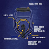 Irwin STRAIT-LINE LayoutPro XL 100 Ft. Chalk Line Reel