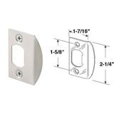 Defender Security Satin Nickel 1-3/4 In. Strike Plate E 2457