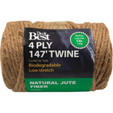 Do it Best 4-Ply x 147 Ft. Brown Jute Biodegradable Twine 737291