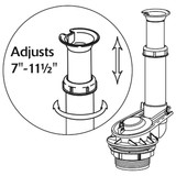 Korky 3 to 5 GPF Flush Valve and Tank To Bowl Gasket Kit 4030PK 449973