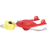 Korky Plus 2 In. Rubber Adjustable Flapper with Float and Chain 2004BP