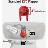 Korky Quietfill Fill Valve and Premium Flapper Kit  818BP 454273