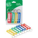 Smart Savers 2-1/2 In. Plastic Tag Key Tag, (8-Pack) 820375 Pack of 12