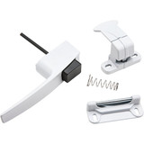 National Hardware White Push Button Latch with 1-3/4 In. Hole Spacing N213-165