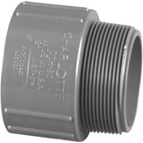 Charlotte Pipe 1-1/2 In. Schedule 80 Male PVC Adapter PVC 08109  1400HA