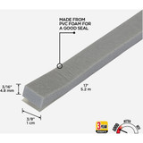 M-D Building Products 3/8 In. W x 3/16 In. H x 17 Ft. L Gray Foam Window Seal for Small Gaps