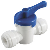 Anderson Metals 3/8 In. x 3/8 In. Plastic Push-In Ball Valve 53906-06
