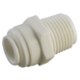 Anderson Metals 3/8 In. x 3/8 In. MPT Push-In Plastic Connector 53068-0606