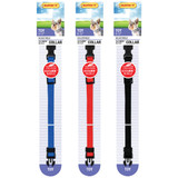Lupine 1-2 In. Traditional Solid Red 8 to 12in.  Breakaway Cat Collar with Bell 22527 805310