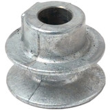 Chicago Die Casting 1-1/2 In. x 1/2 In. Single Groove Pulley 150A5