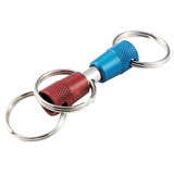 Lucky Line Steel 7/8 In. 3-Way Pull-Apart Key Chain 71701