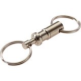 Lucky Line Quick-Releast Pull-Apart Nickel-Plated Brass Key Chain 70701