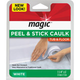 Magic 1-1/4 In. x 5 Ft. White Caulk Strip 3015