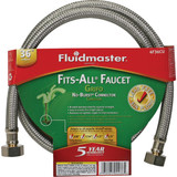 Fluidmaster Fits-All 36 In. L. Stainless Steel Faucet Connector 4F36CU 463475