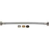 Fluidmaster Fits-All 12 In. L. Stainless Steel Faucet Connector B4F12U 490571