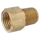 Anderson Metals 3/8 In. x 3/8 In. Brass Inverted Flare Connector Pack of 5