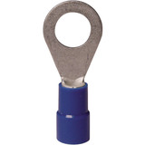 Gardner Bender 16 to 14 AWG #8 to #10 Stud Size Blue Vinyl-Insulated Barrel Ring Terminal (22-Pack)