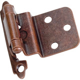 Laurey Venetian Bronze 3/8 In. Self-Closing Inset Hinge, (2-Pack) 28677