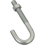 National 3/8 In. x 3-3/4 In. Zinc J Bolt N232942 Pack of 10