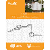 National Hardware 1-1/2 In. Steel Hook & Eye Bolt (2 Ct.)