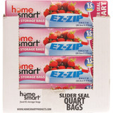 Home Smart Slider Seal Quart Storage Bag (12-Count)