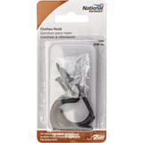 National Hardware Oil Rubbed Bronze Single Clothes Hook (2-Pack)