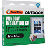 Frost King 42 In. x 62 In. Window Outdoor Stretch Film Kit V93H