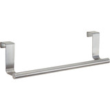 iDesign Zia 9-1/4 in. Brushed Stainless Steel Over The Cabinet Towel Bar 29450