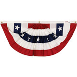 Valley Forge 3 Ft. W. x 6 Ft. L. Polycotton Fan Flag Bunting PFF-ST